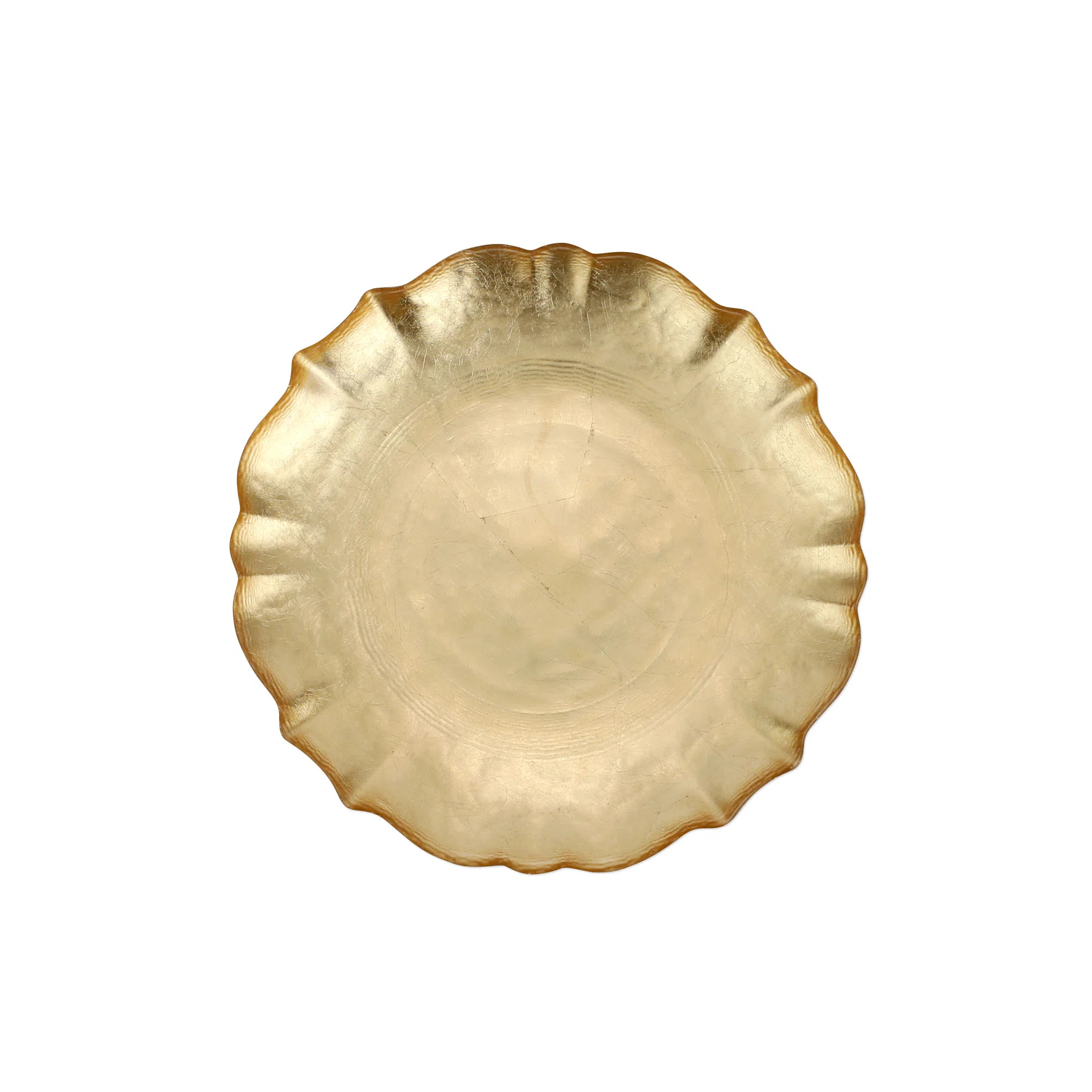Baroque 6'' Handmade Glass Bread And Butter Plate | Wayfair North America