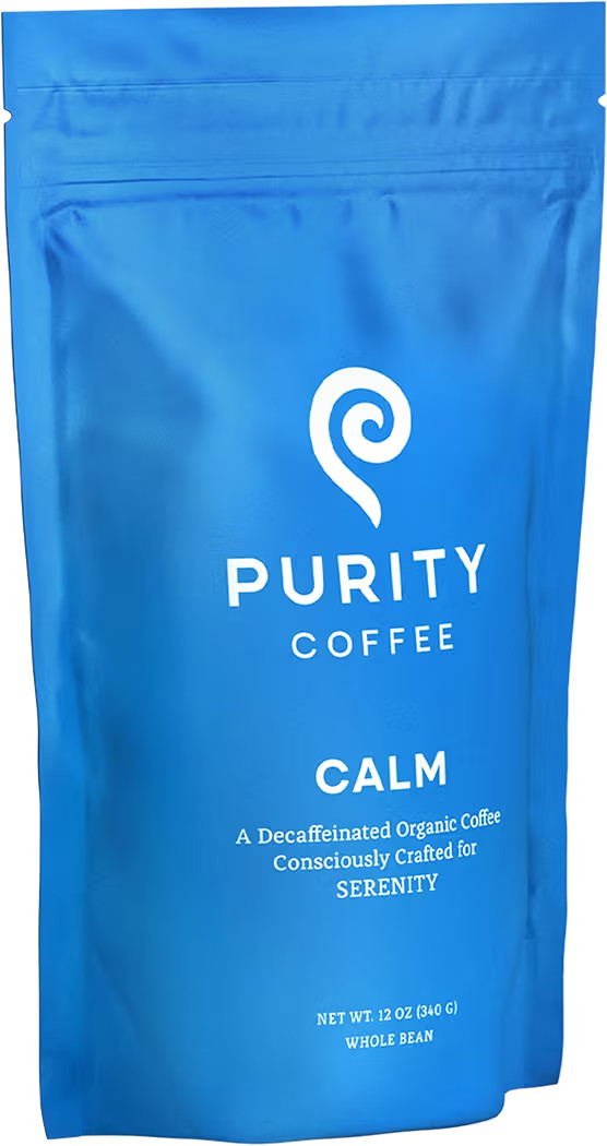 PURITY COFFEE CALM Decaf Medium Roast Whole Bean (12oz Bag) | Specialty-Grade USDA Organic Mounta... | Amazon (US)