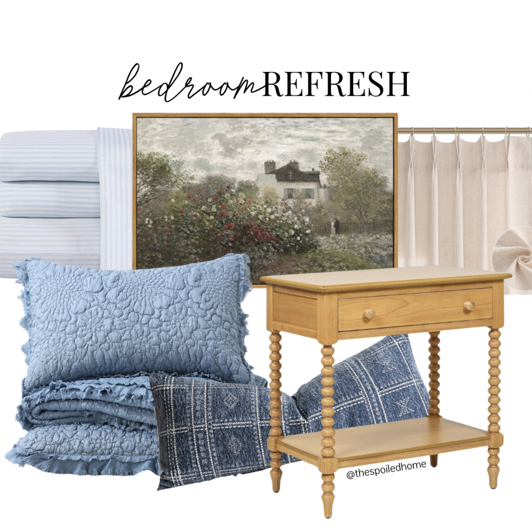 Guest room, older girl/boys room...give your bedroom a refresh with what’s bound to be the new trending color, dusty blue.

#LTKHome #LTKStyleTip #LTKFamily