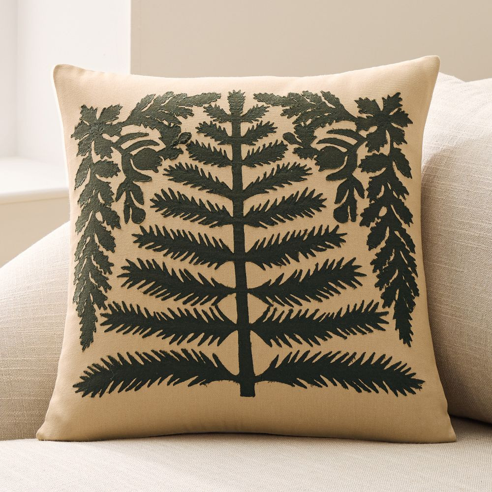 Tree Silhouette Pillow Cover | West Elm (US)