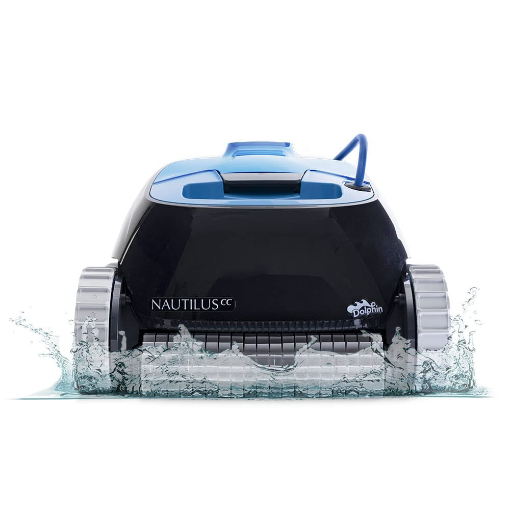 Dolphin Nautilus CC Automatic Robotic Pool Vacuum Cleaner, Wall Climbing Scrubber Brush, Top Load... | Amazon (US)