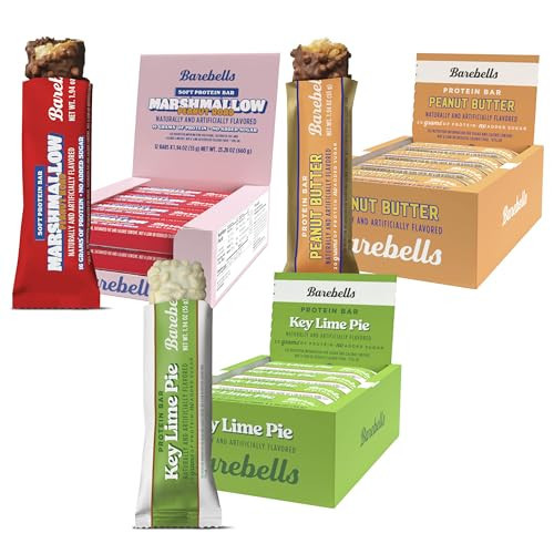 Barebells New On The Block Bundle (3 Mix Pack) – 36 Total Bars, High Protein Snacks, with 16g and 20g Protein & No Added Sugar – On-the-Go Breakfast or Post-Workout Treat | Amazon (US)