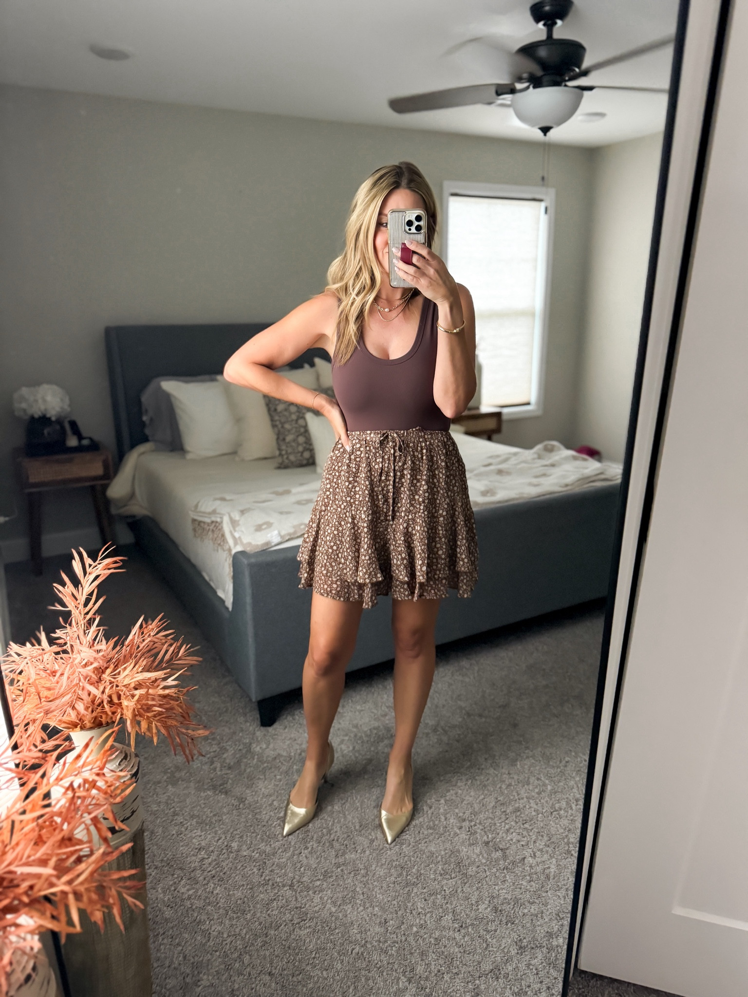 I’ll be wearing this for Thanksgiving! The shorts are so comfortable and cute! Pair with a bodysuit, a cardigan, long sweater, heels, boots or sneakers. Really versatile! You could even do a denim button up with it. I’m in a medium and lots of room! I’d size down if between but you don’t have to.

#LTKOver40 #LTKHoliday #LTKStyleTip