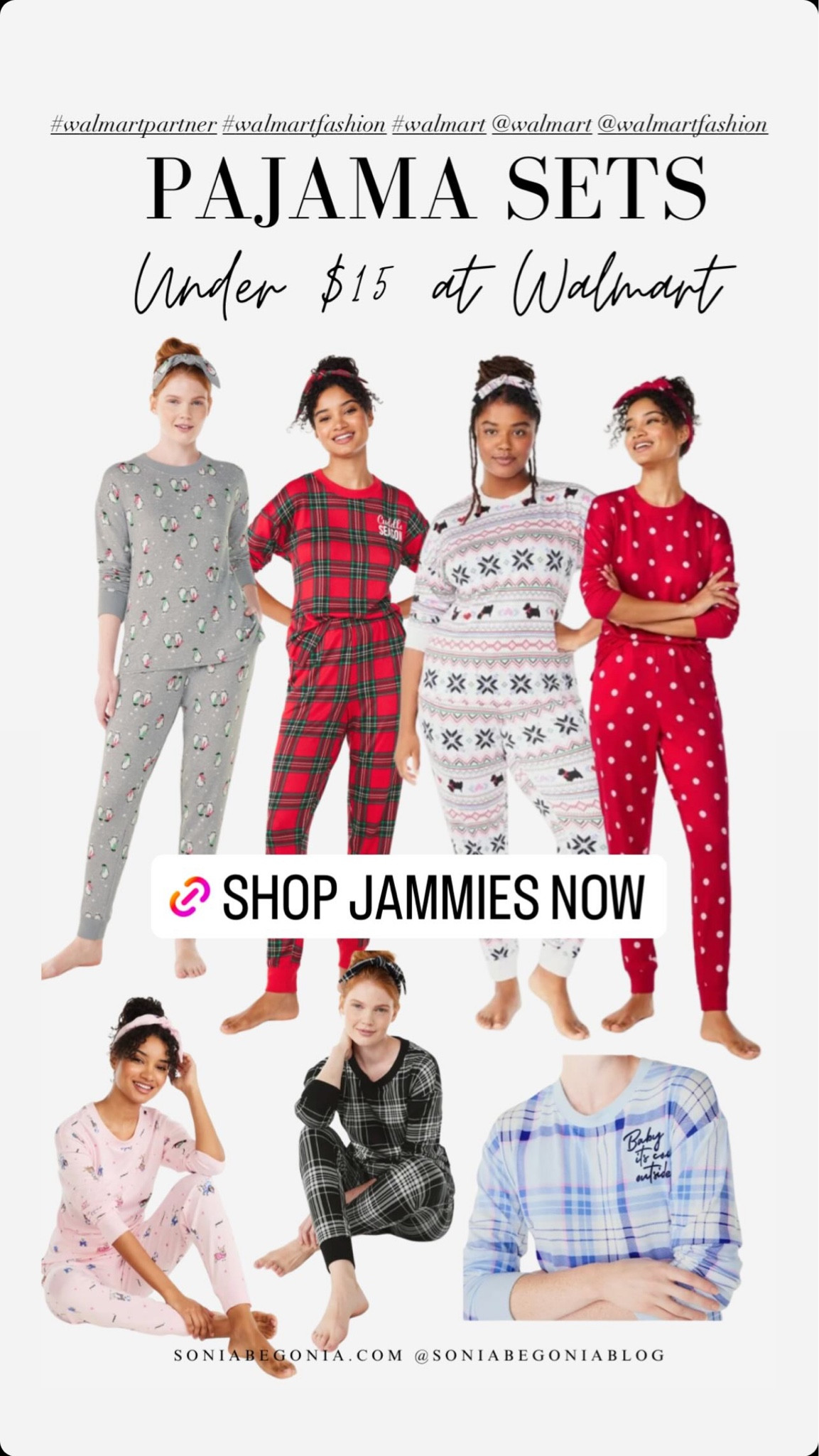 Best $15 holiday pajamas from @walmart! #walmartpartner #walmart @walmartfashion 

#LTKGiftGuide #LTKSeasonal #LTKHoliday