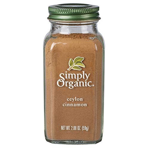 Simply Organic Ground Ceylon Cinnamon, Certified Organic, Vegan | 2.08 Ounce | Cinnamomum verum J... | Amazon (US)