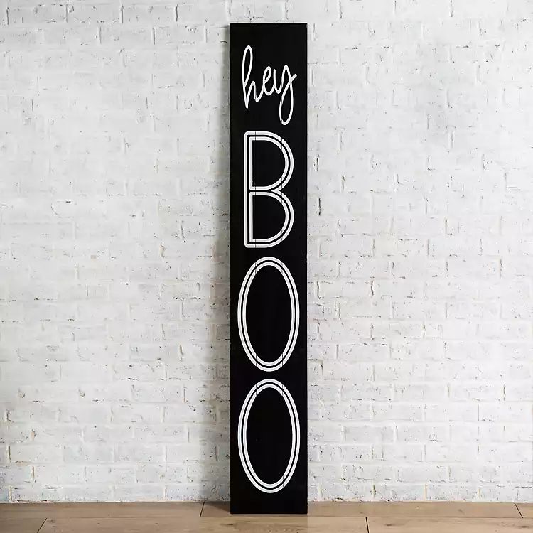 New! Hey Boo Halloween Porch Board | Kirkland's Home