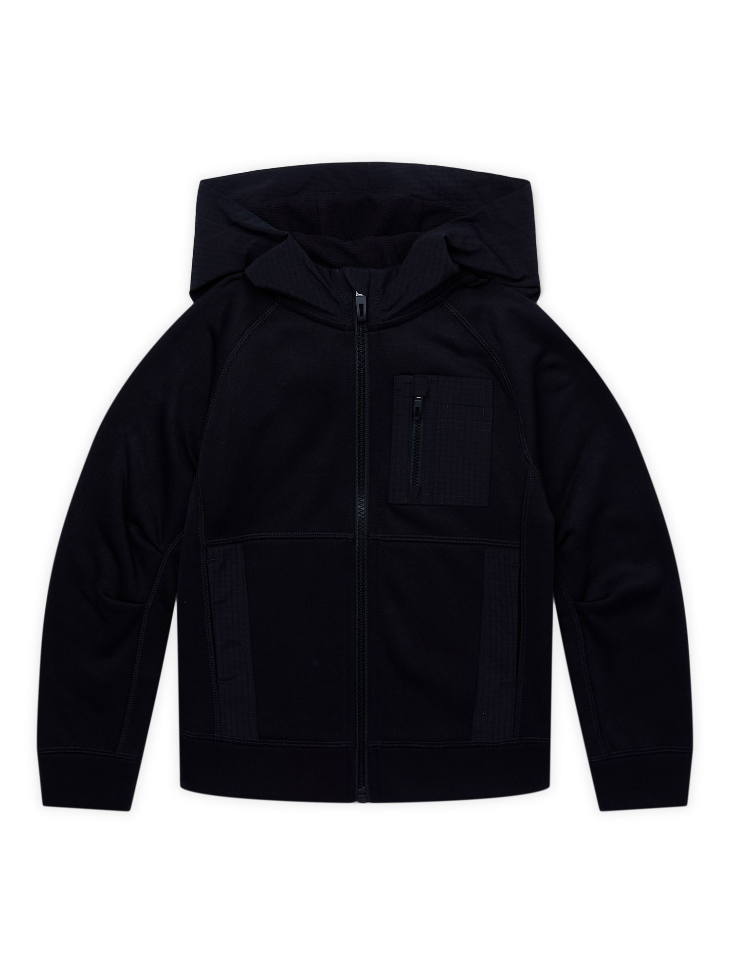 Athletic Works Boys Active Tech Fleece Full-Zip Jacket, Sizes 4-18 & Husky - Walmart.com | Walmart (US)