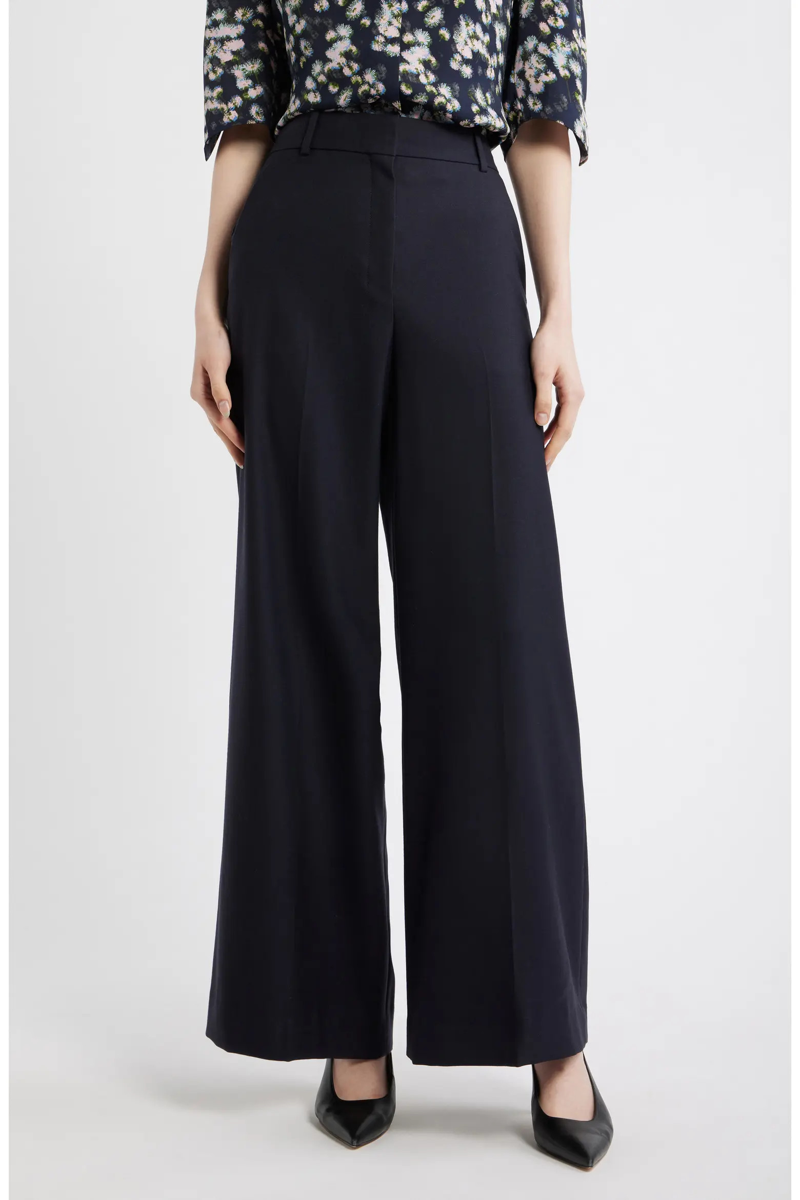 Mid Rise Wide Leg Pants (Women) | Nordstrom | Nordstrom