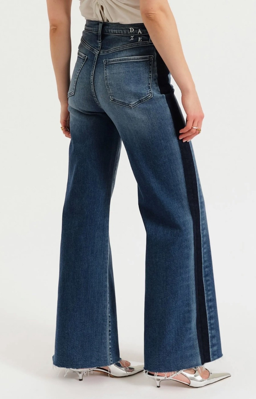 Tuxedo jeans
Wide leg jeans 

#LTKFindsUnder100