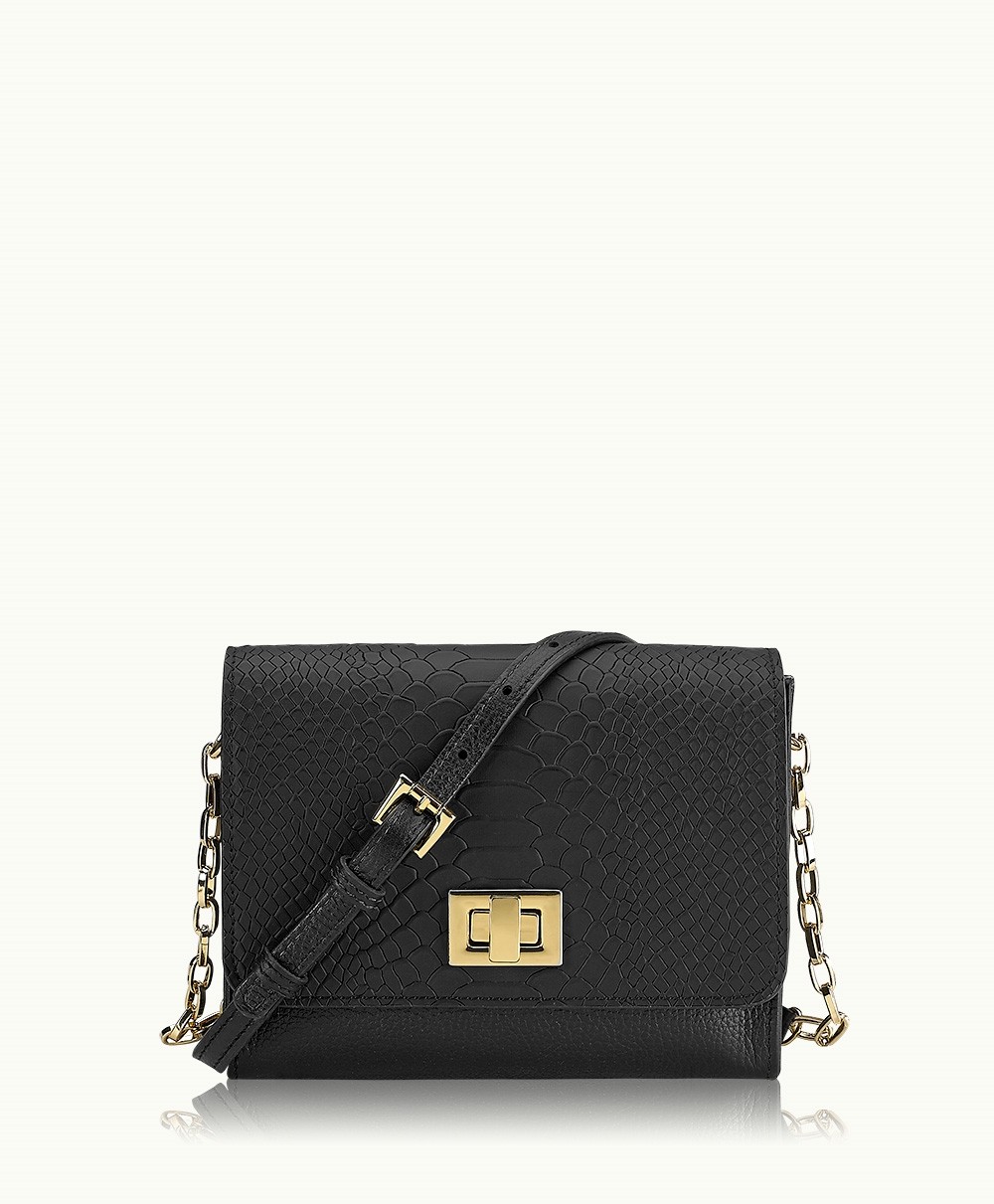 Black Cross-Body Bag | GiGi New York / Graphic Image