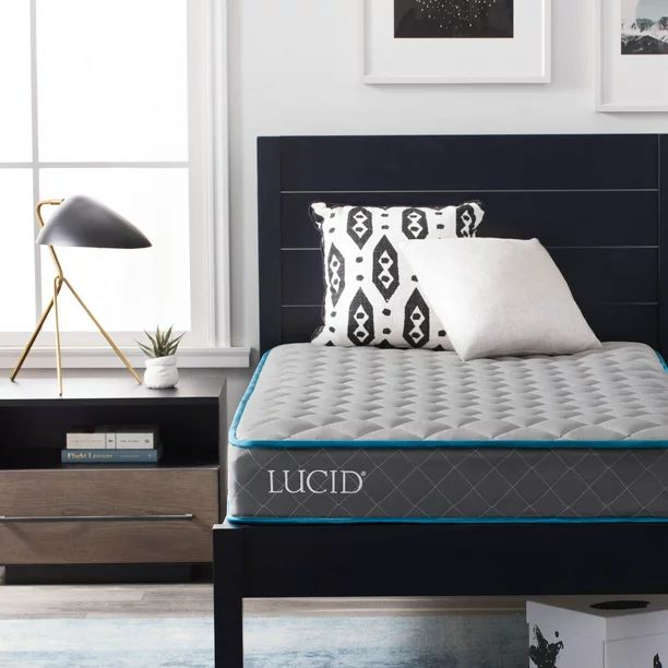 Lucid Bounder 7" Innerspring Mattress with Quilted Fabric Cover | Walmart (US)