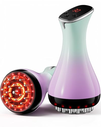 Lymphatic Drainage Massager & Anti Cellulite Massage Tool - Helps Reduce the Appearance of Cellulite and Stretch Marks, 4-in-1 Body Sculpting Machine with Heat, Light, Vibration & Microcurrent | Amazon (US)