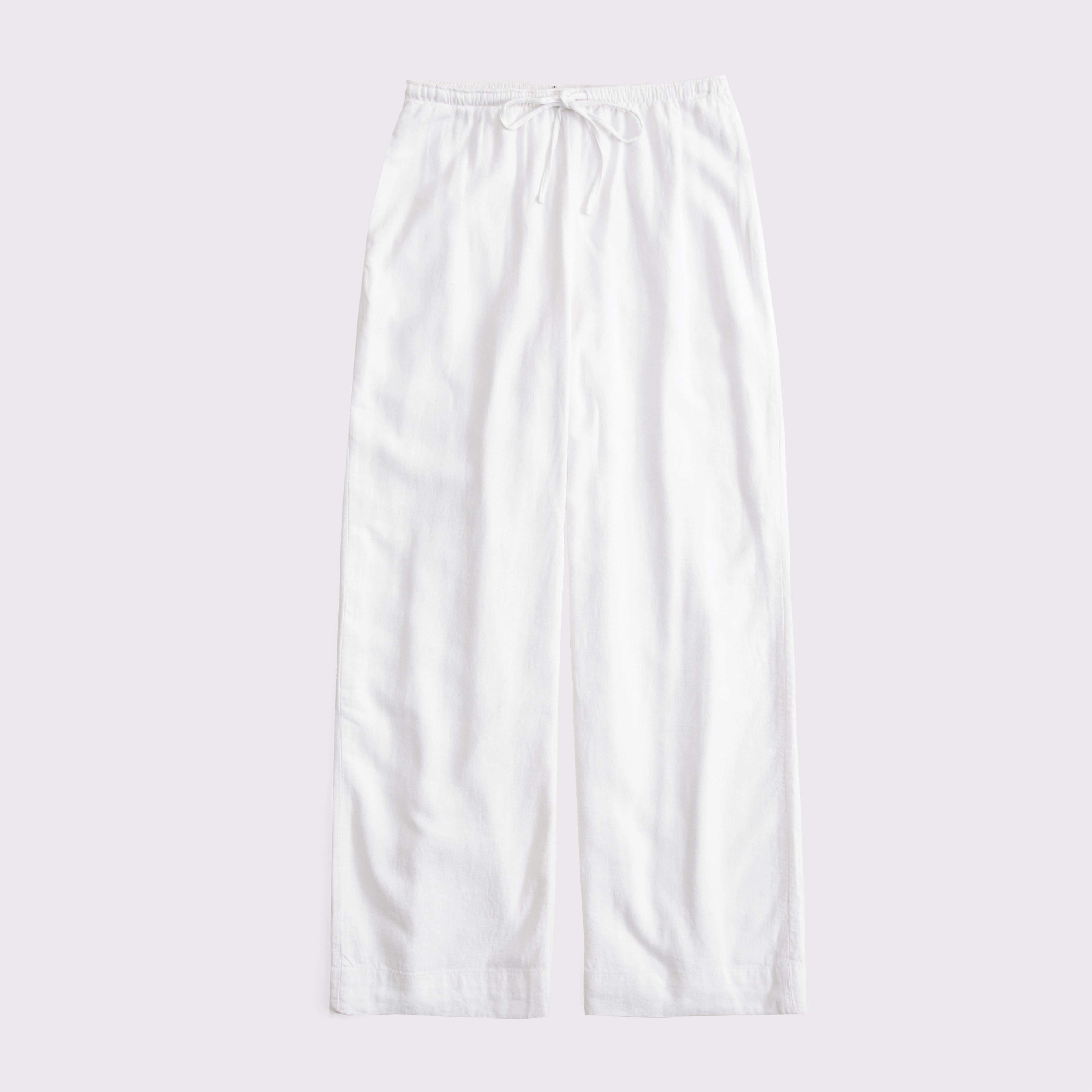 Linen-Blend Pull-On Pant | Abercrombie & Fitch (US)