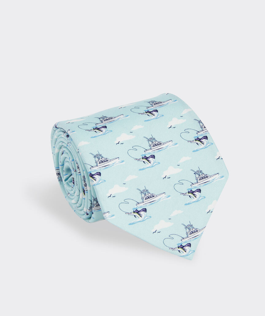 Angler Printed Tie | vineyard vines
