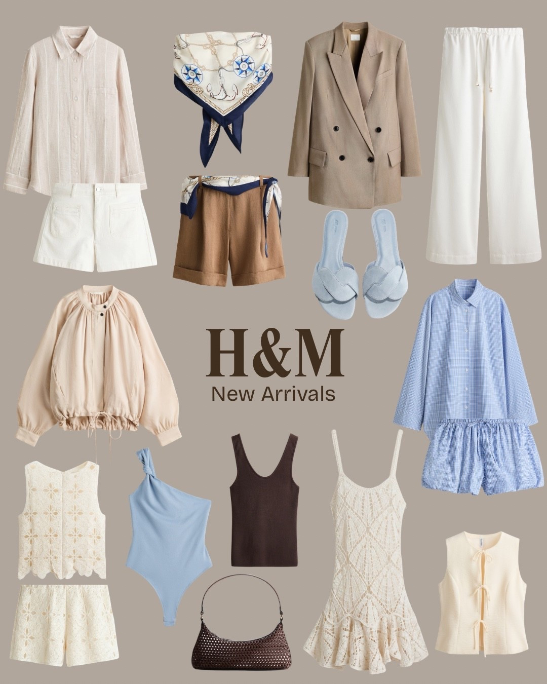 H&M New Arrivals - Some stunning new in pieces from H&M for spring/summer. Love all the neutrals with soft blues

#shorts #shirt #blazer spring outfit summer dress 

#LTKspring #LTKsummer #LTKdresses