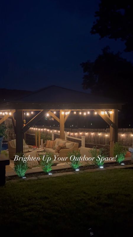 Those Summer Nights are calling! 🌟 Easily upgrade your backyard with Walmart's pretty and affordable outdoor lighting options. 

From cozy string lights to elegant spotlights, these budget-friendly finds are just perfect for lighting up your evenings. We've been using Walmart’s outdoor lighting for years, and it never disappoints. I love the drop-style plug-in string lights and the solar-powered ground lights and spotlights that illuminate automatically at dusk!

#OutdoorLighting #WalmartFinds #SummerNights"
