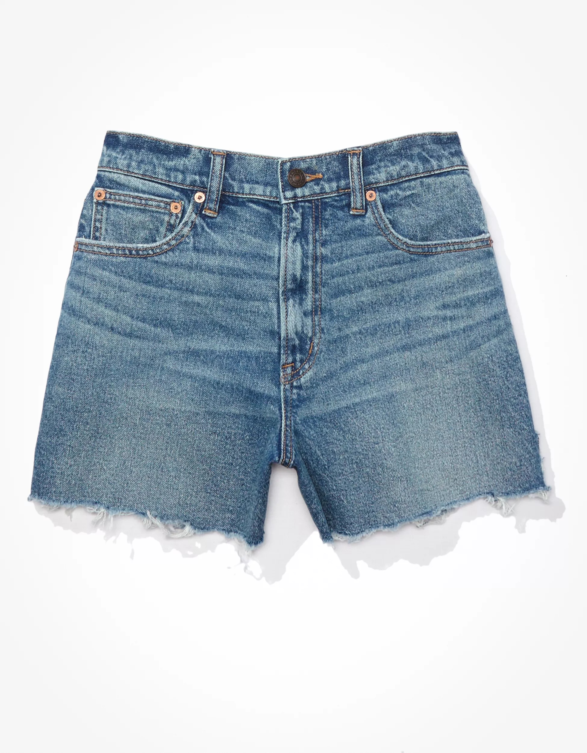 AE Stretch Denim Highest Waist '90s Boyfriend Short | American Eagle Outfitters (US & CA)