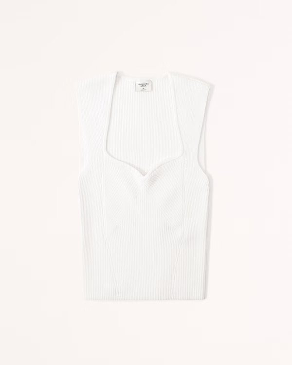 Portrait Sweetheart Sweater Tank | Abercrombie & Fitch (US)