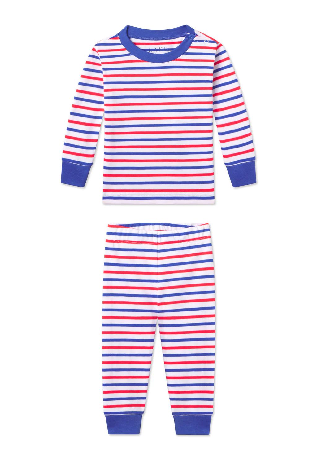 Baby Long-Long Set in Liberty Stripe | Lake Pajamas
