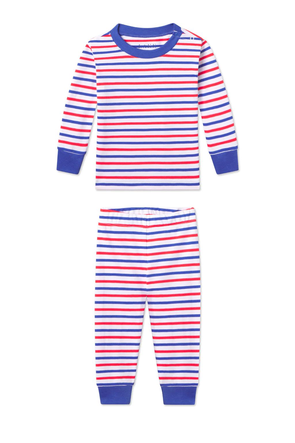 Baby Long-Long Set in Liberty Stripe | Lake Pajamas