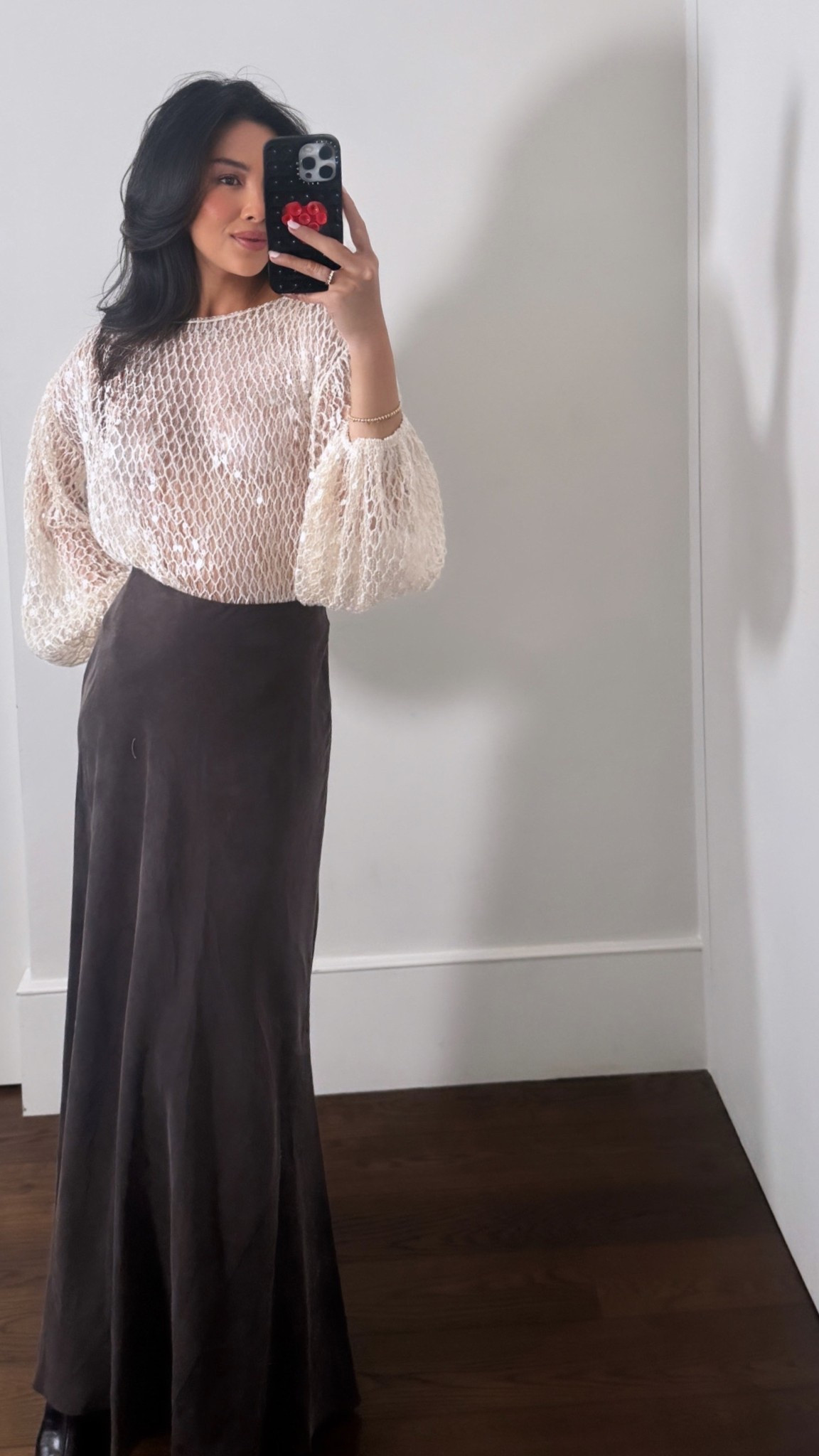 Mermaid vibe top- S
Skirt - XS 
Heeled booties - TTS

#LTKTravel #LTKStyleTip #LTKFindsUnder100