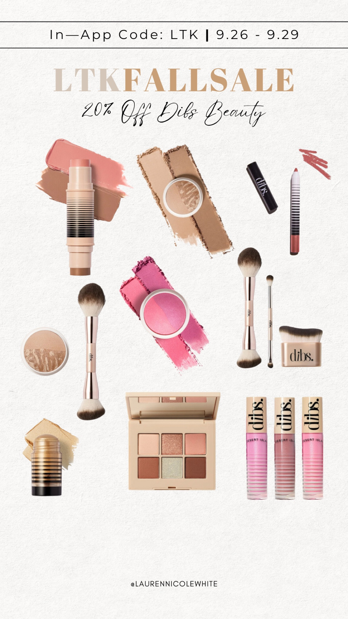 20% off DIBS with code LTK



#LTKFallSale #LTKBeauty #LTKSaleAlert