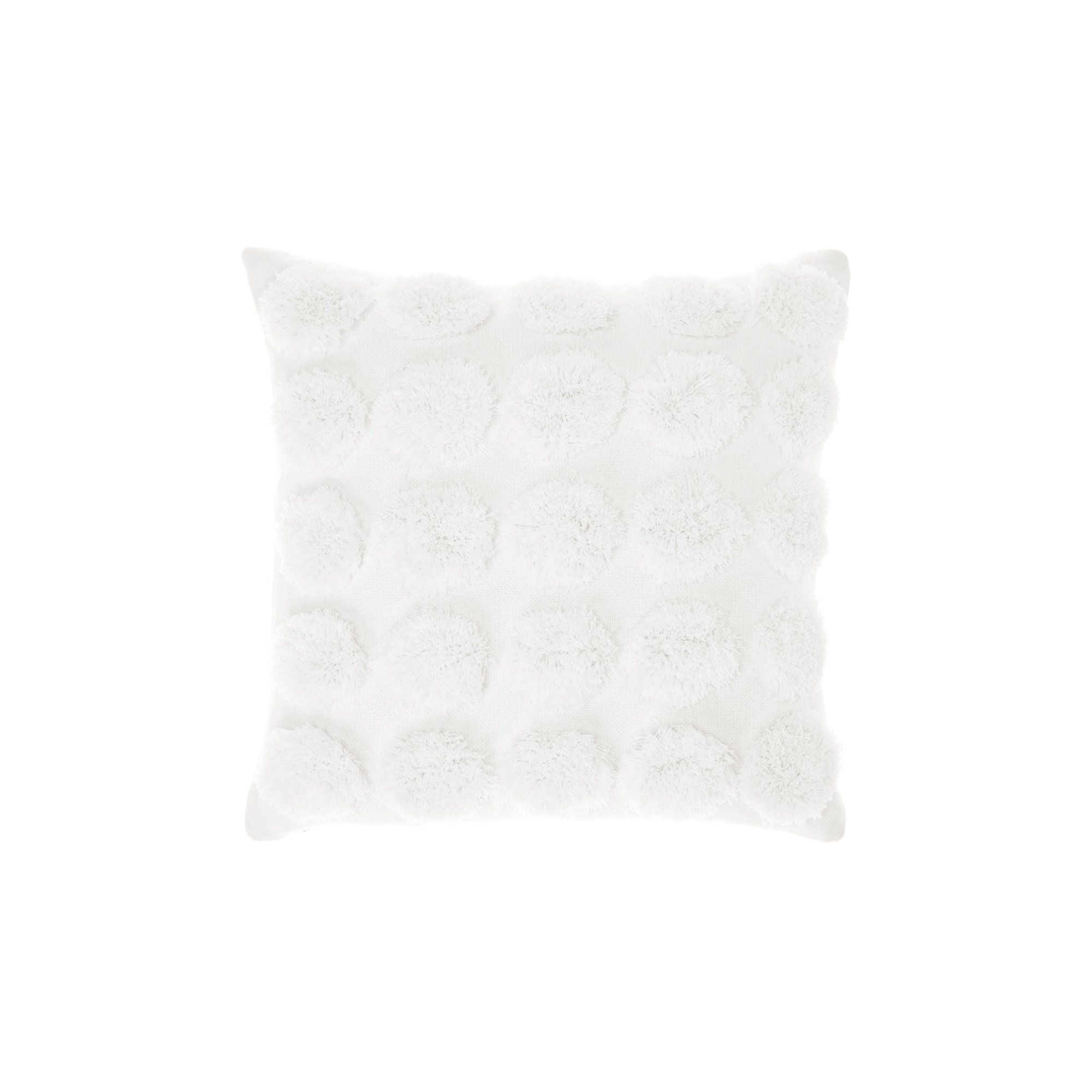 Gap Home Tufted Dot Decorative Square Throw Pillow Ivory 20" x 20" | Walmart (US)