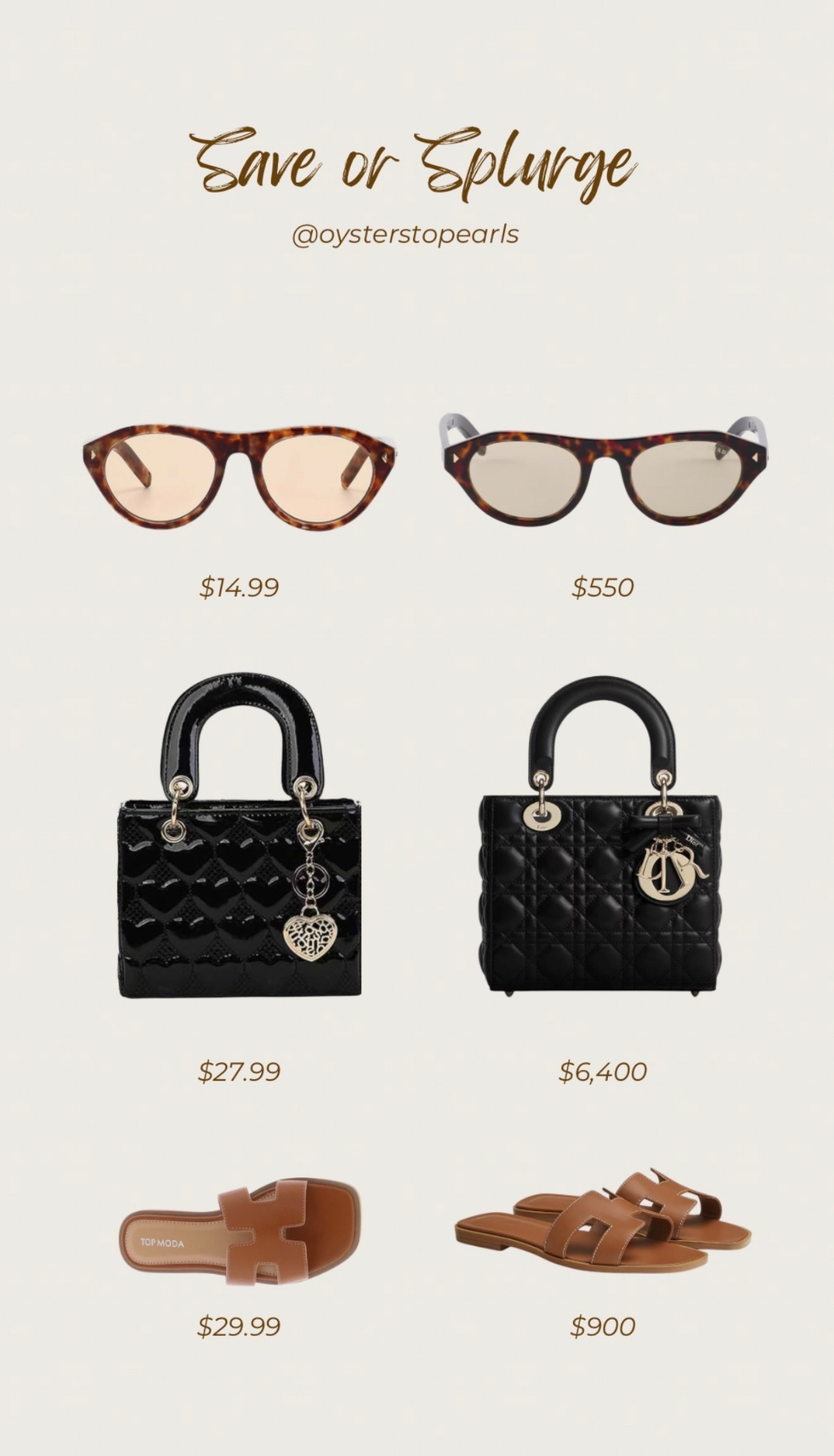 #saveorsplurge #dupes #sidebyside #savemore #highlow

#LTKOver40 #LTKMothersDay #LTKootd