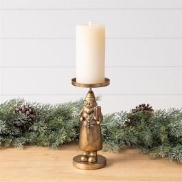 Santa Figure Candle Holder | Antique Farm House