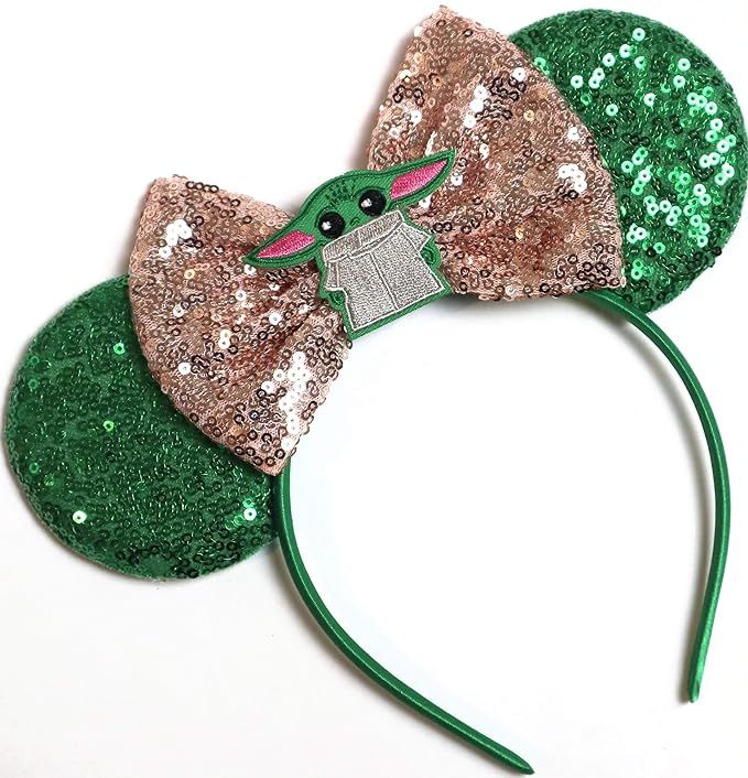 CLGIFT BY Minnie Ears,Pick your color, Minnie Ears, Silver gold blue minnie ears, Rainbow Sparkle... | Amazon (US)