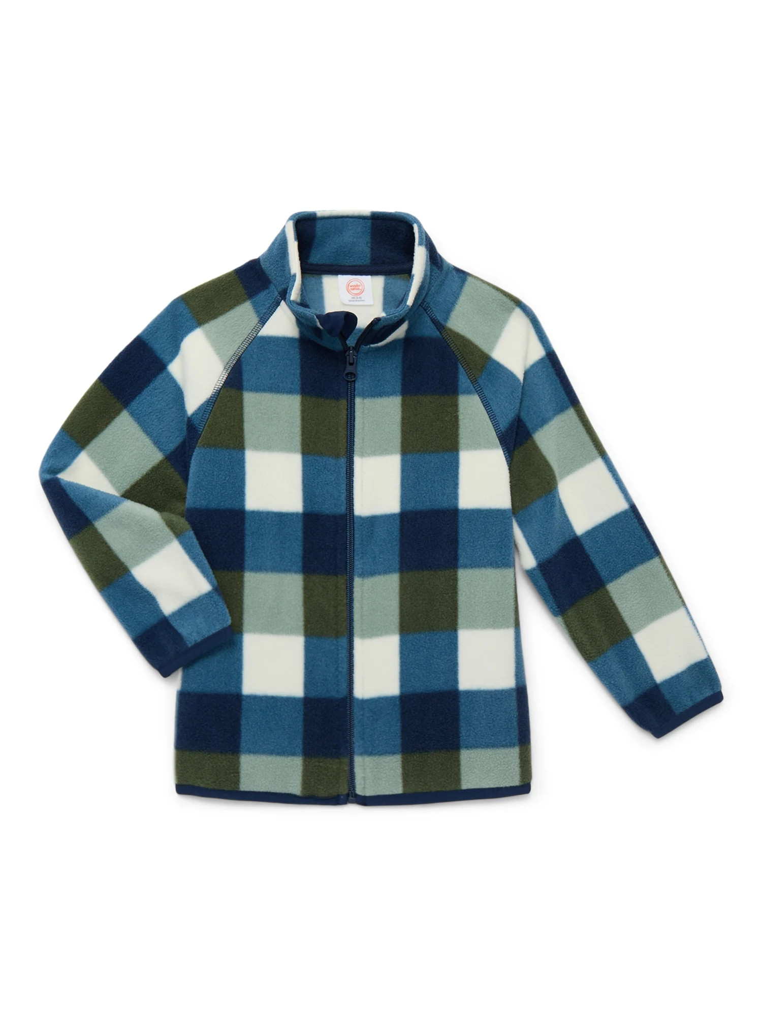 Wonder Nation Boys Microfleece Zip Jacket, Sizes 4-18 & Husky | Walmart (US)