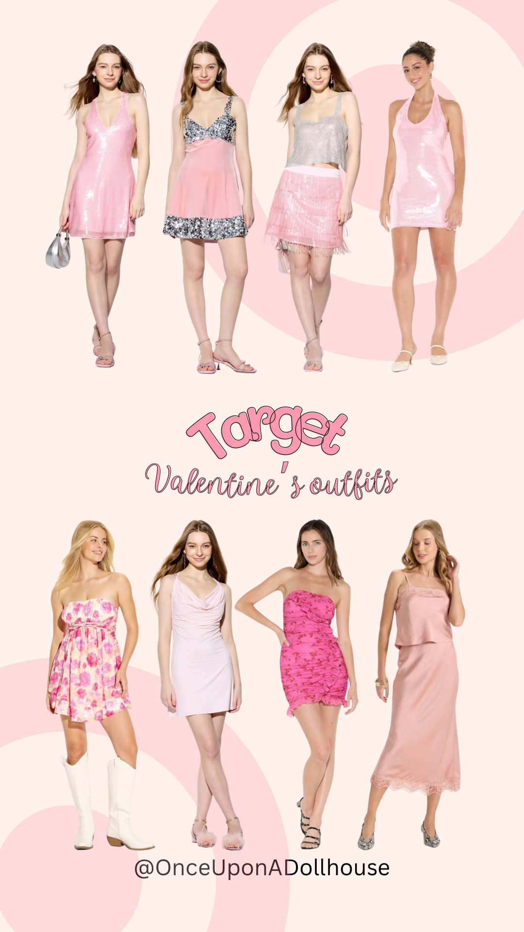 Target Valentine’s Outfits! Dresses, top, skirt 

#LTKFindsUnder50 #LTKSeasonal #LTKootd