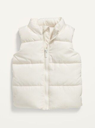 Unisex Solid Frost-Free Puffer Vest for Baby | Old Navy (US)