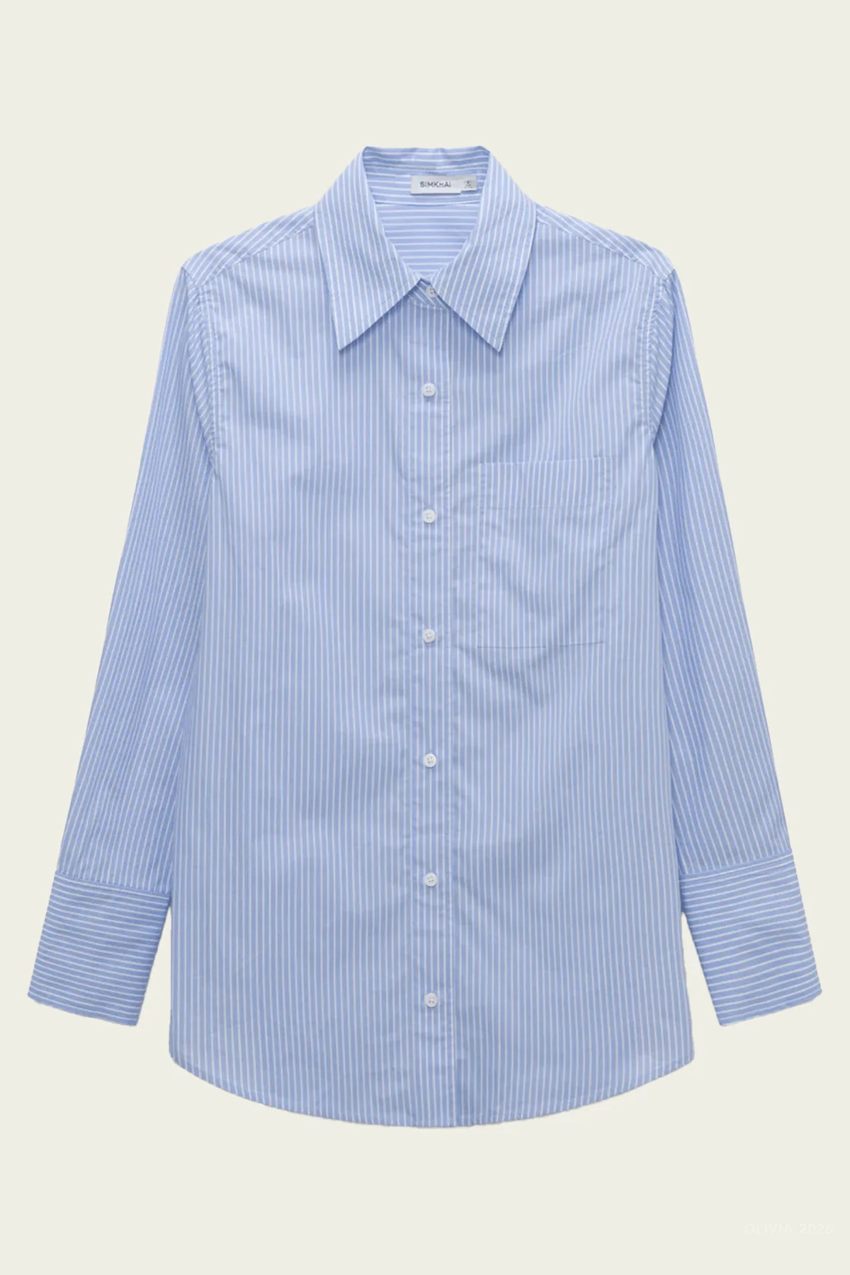 Loen Shirt in Periwinkle - Blue L | Shop Olivia