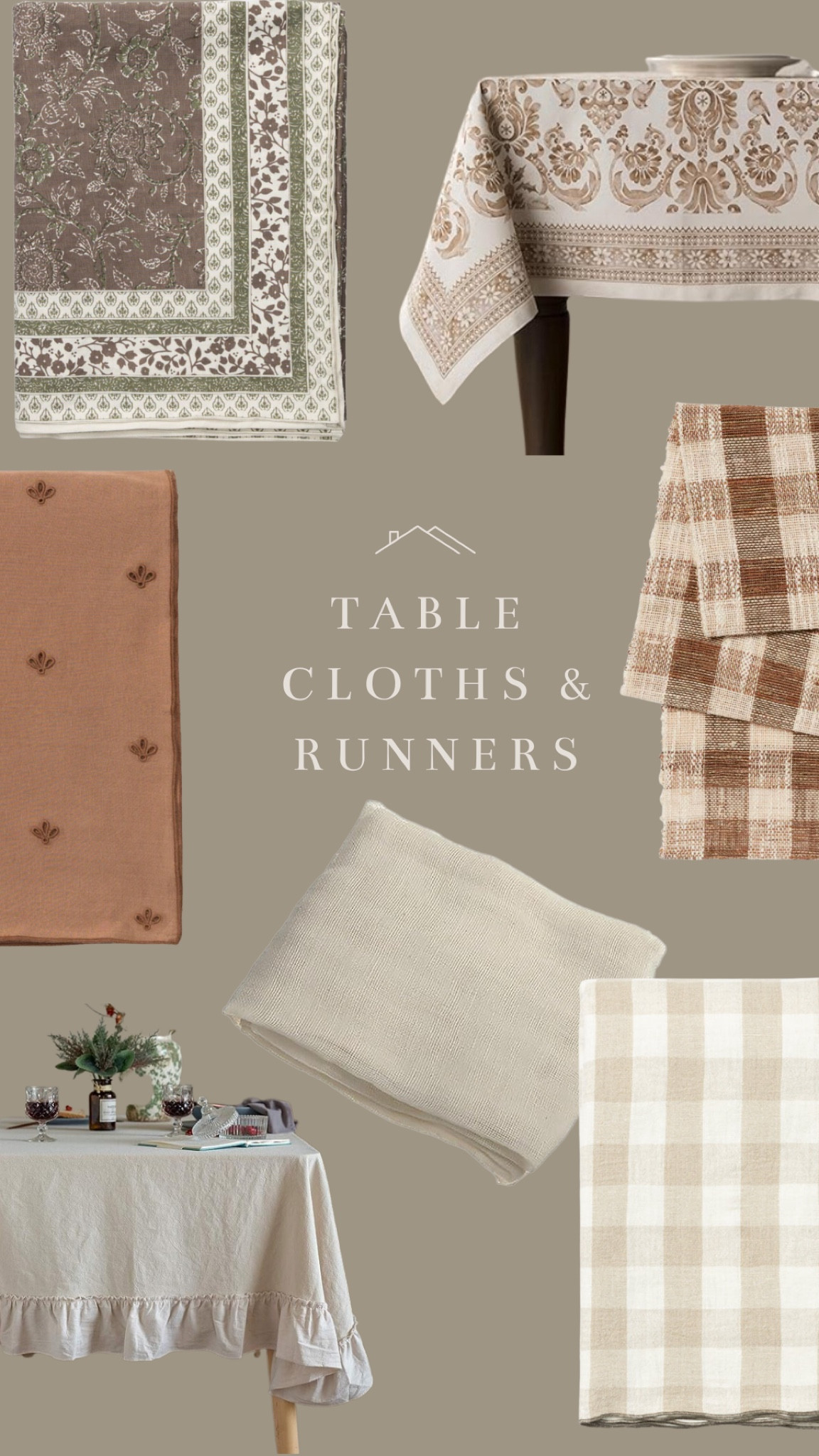 Holiday Table cloth Picks for every budget 

#LTKHoliday
