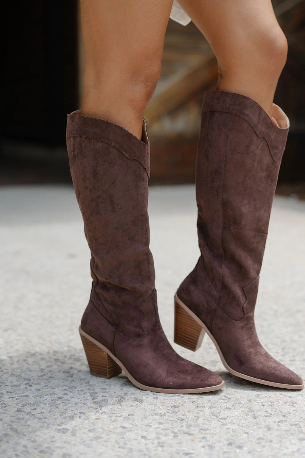 Classy Boot-Dark Brown | These Three
