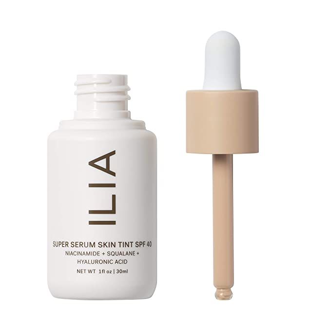 ILIA - Super Serum Skin Tint SPF 40 | Non-Toxic, Vegan, Cruelty-Free, Clean Makeup (Balos ST-3) | Amazon (US)