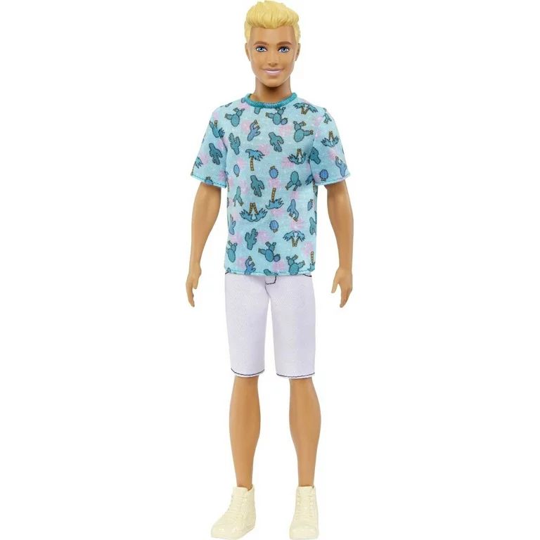 Barbie Ken Fashionistas Doll #211 with Blond Hair and Cactus Tee | Walmart (US)