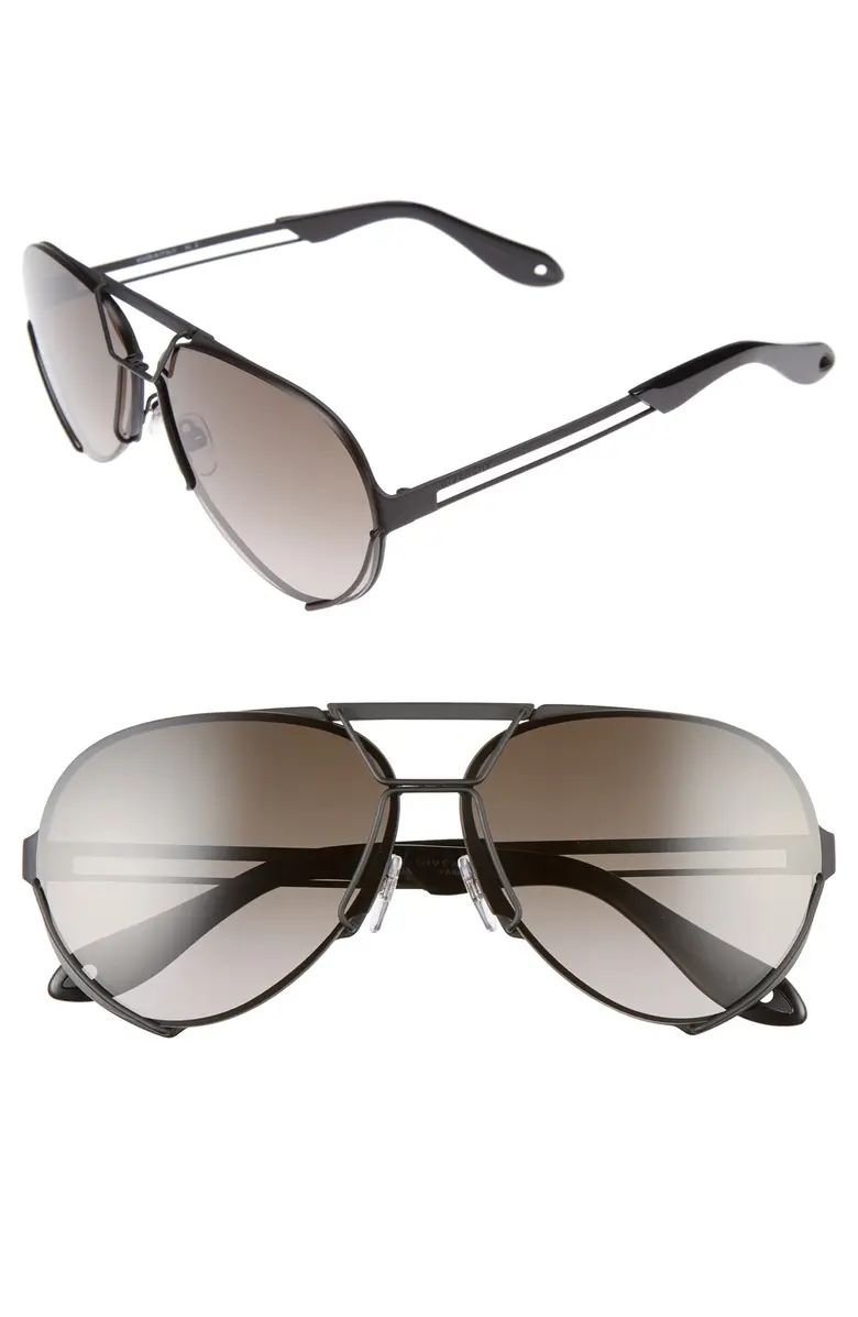 Givenchy 65mm Aviator Sunglasses | Nordstrom
