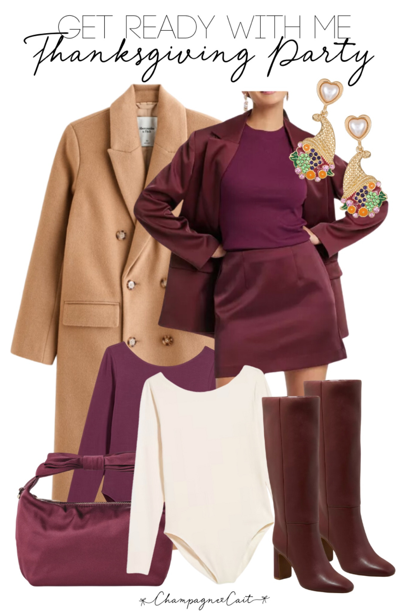 grwm for a thanksgiving party 🥧 girly fall fashion

#LTKHoliday #LTKFindsUnder50 #LTKSeasonal