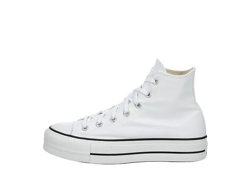 Converse Womens Chuck Taylor All Star High Top Platform Sneaker - White | Rack Room Shoes
