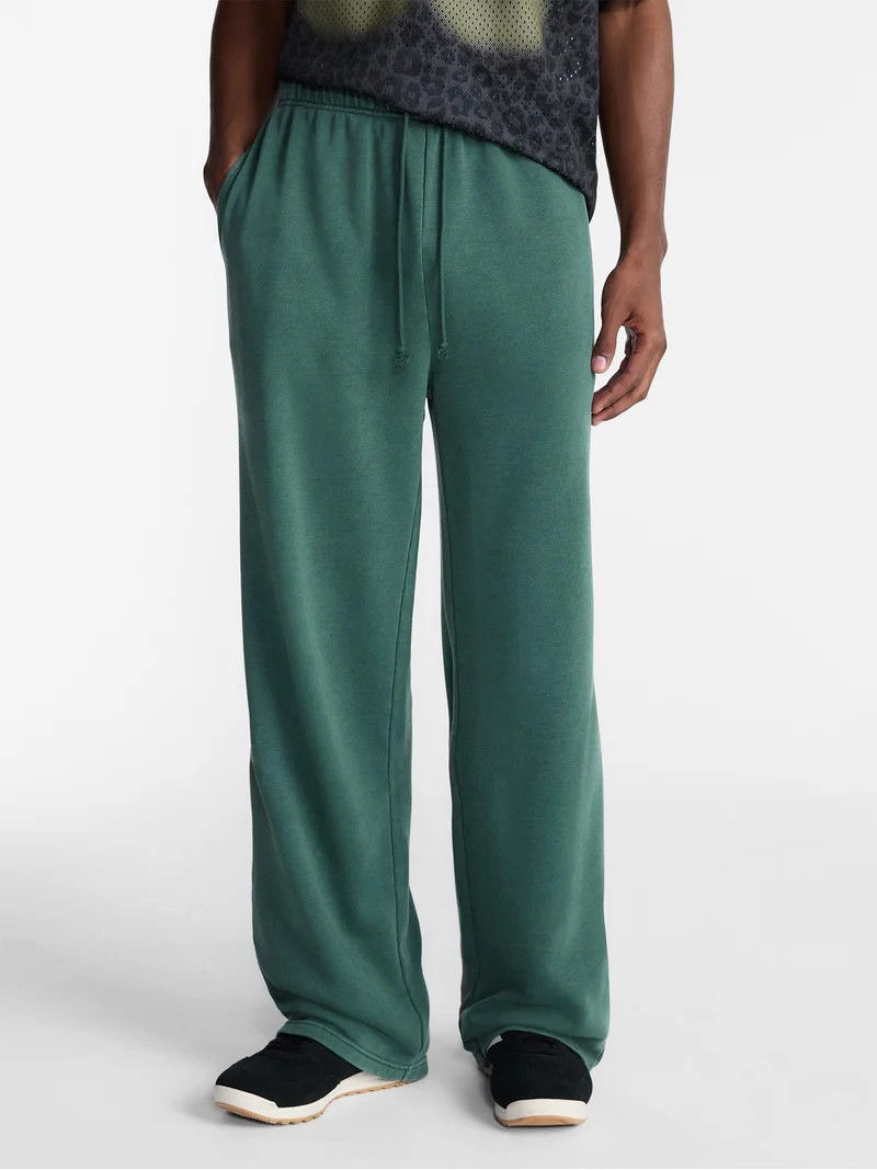 No Boundaries Soft Fleece Vintage Straight Sweatpants, Men's XS-5XL | Walmart (US)