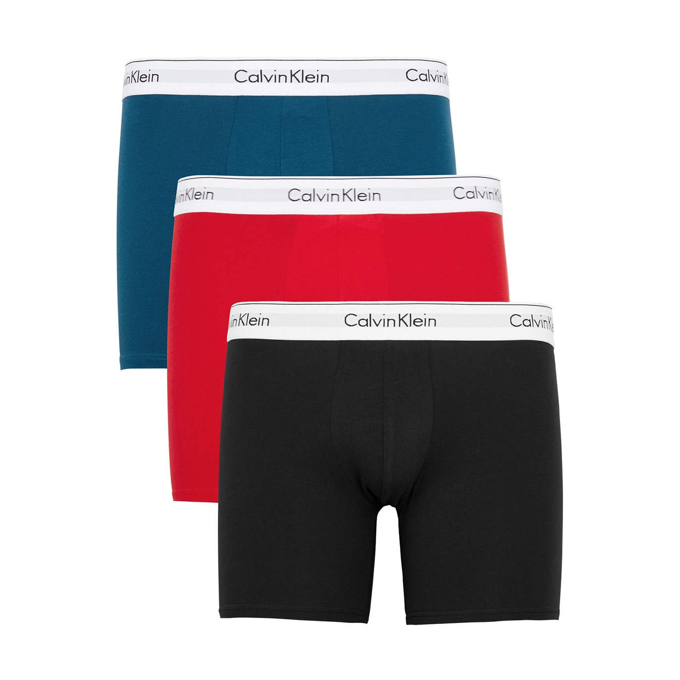 Calvin Klein Stretch-cotton Boxer Briefs - Set Of Three - Multicoloured - S | Harvey Nichols (Global)