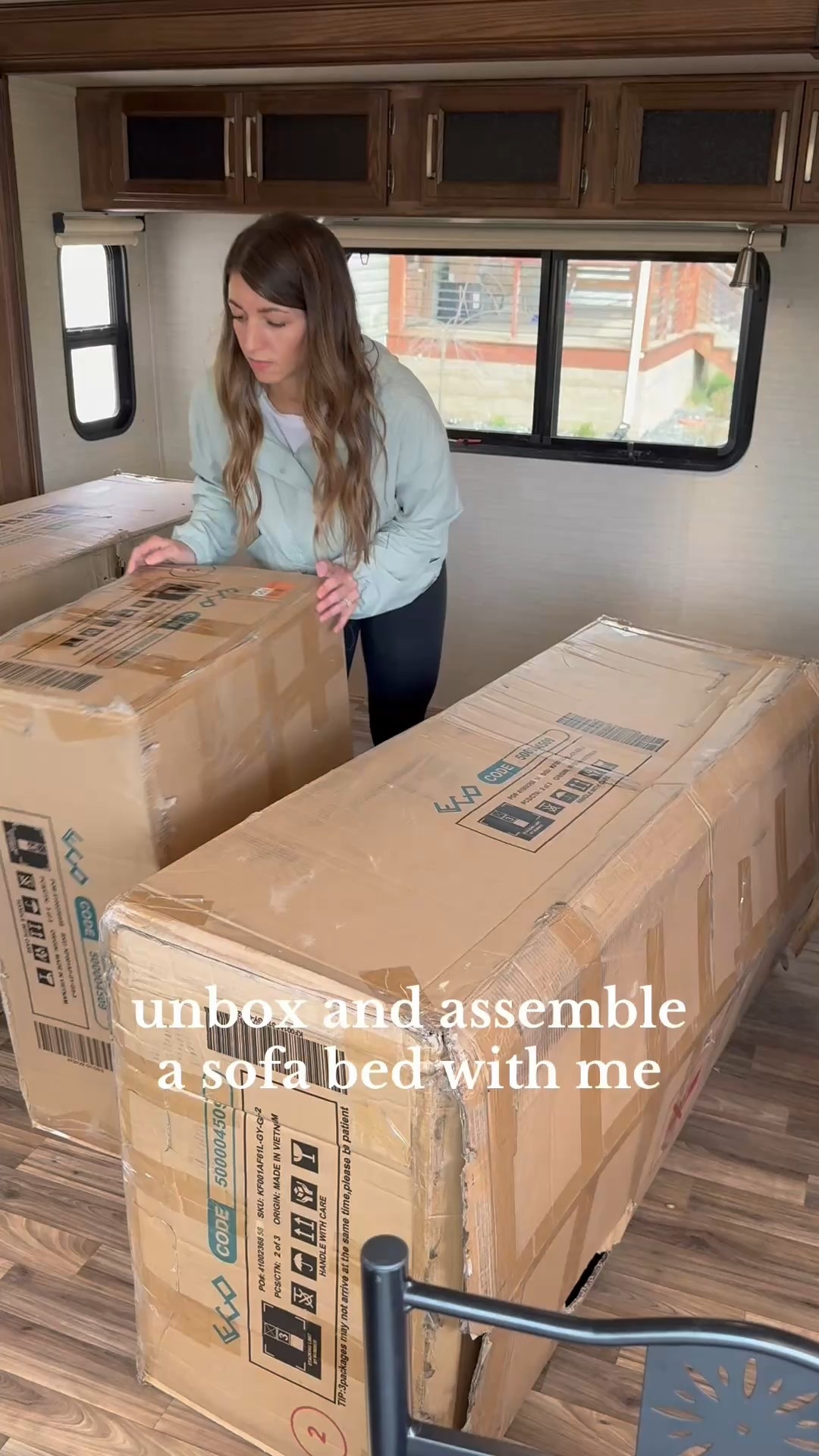 Sofa bed number 2 for our camper! 

#LTKFamily #LTKHome