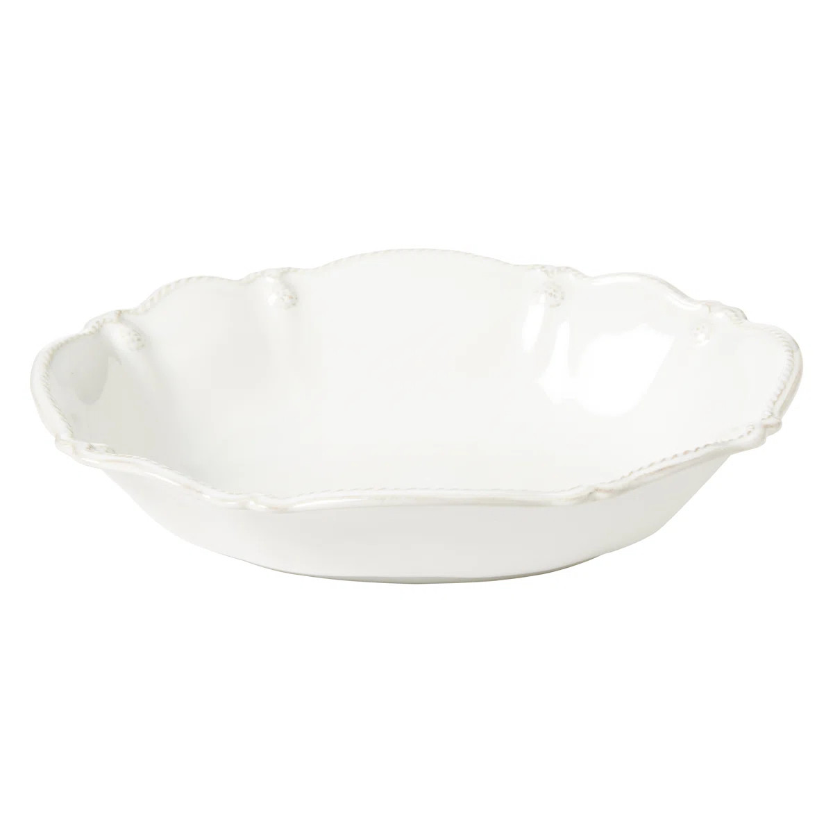 Berry & Thread Oval Serving Bowl - Whitewash | Wayfair North America