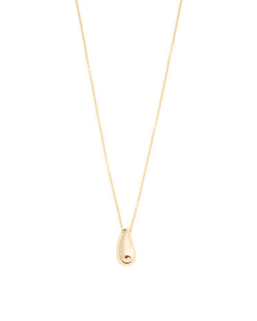 Made In Italy 18kt Gold Plated Electroform Pendant Necklace | TJ Maxx