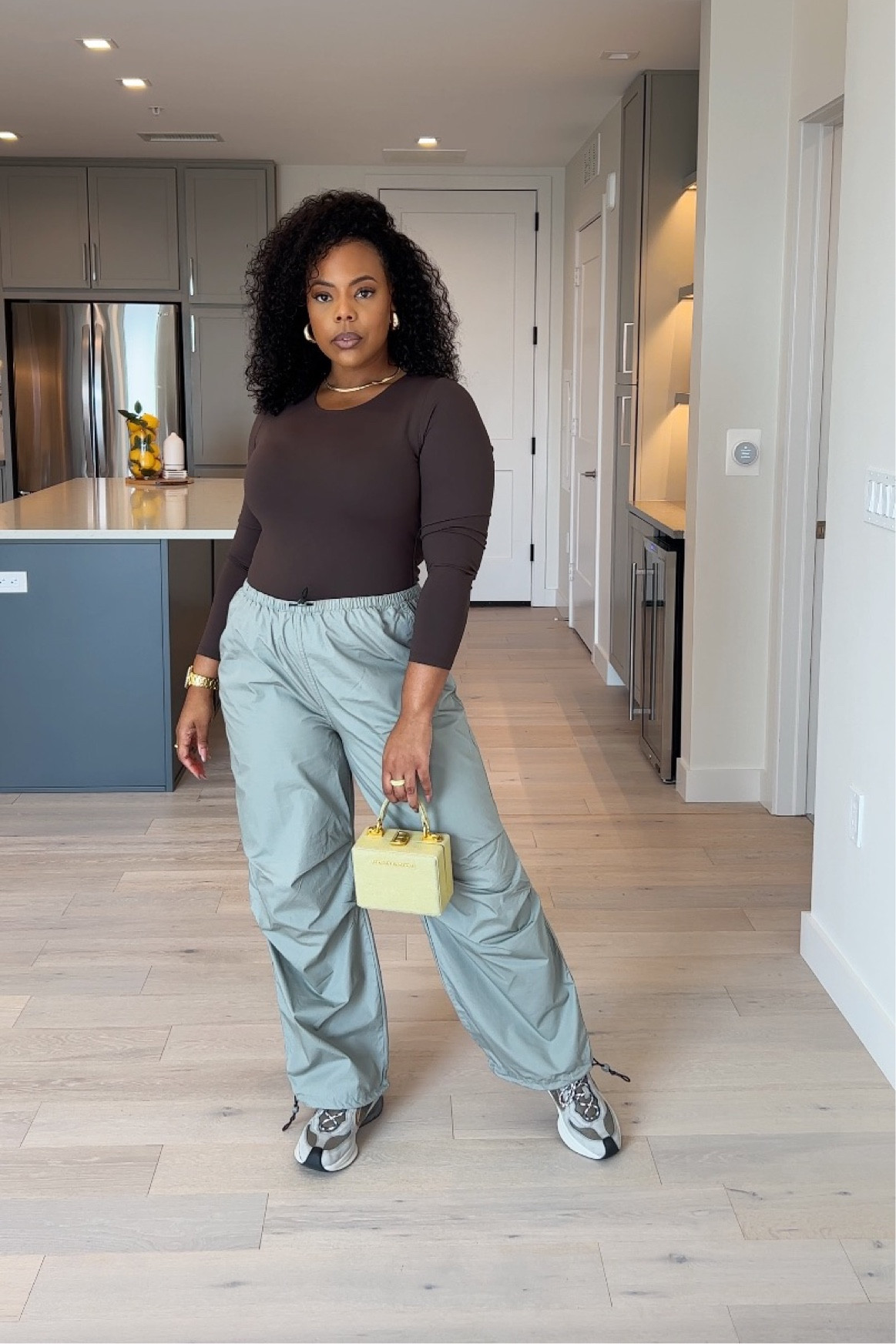 Cargo Pants for Fall 
Pants: H&M (see similar)
Bodysuit: Aritzia
Sneakers: Gucci
Bag: Brandon Blackwood

#LTKstyletip #LTKworkwear #LTKfindsunder50