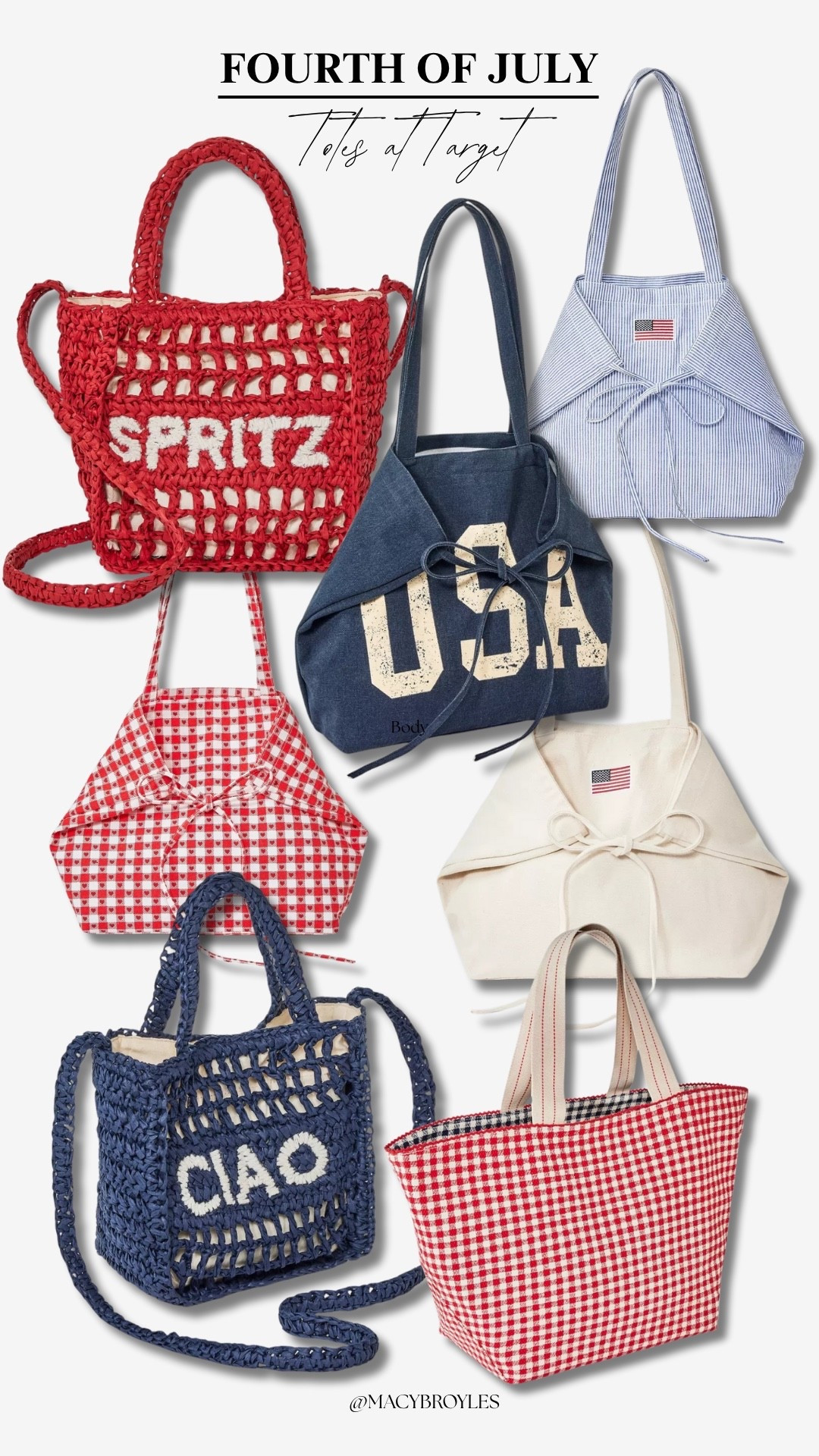 fourth of july totes - all found at target  🎯🩵

#LTKItBag #LTKStyleTip #LTKSeasonal