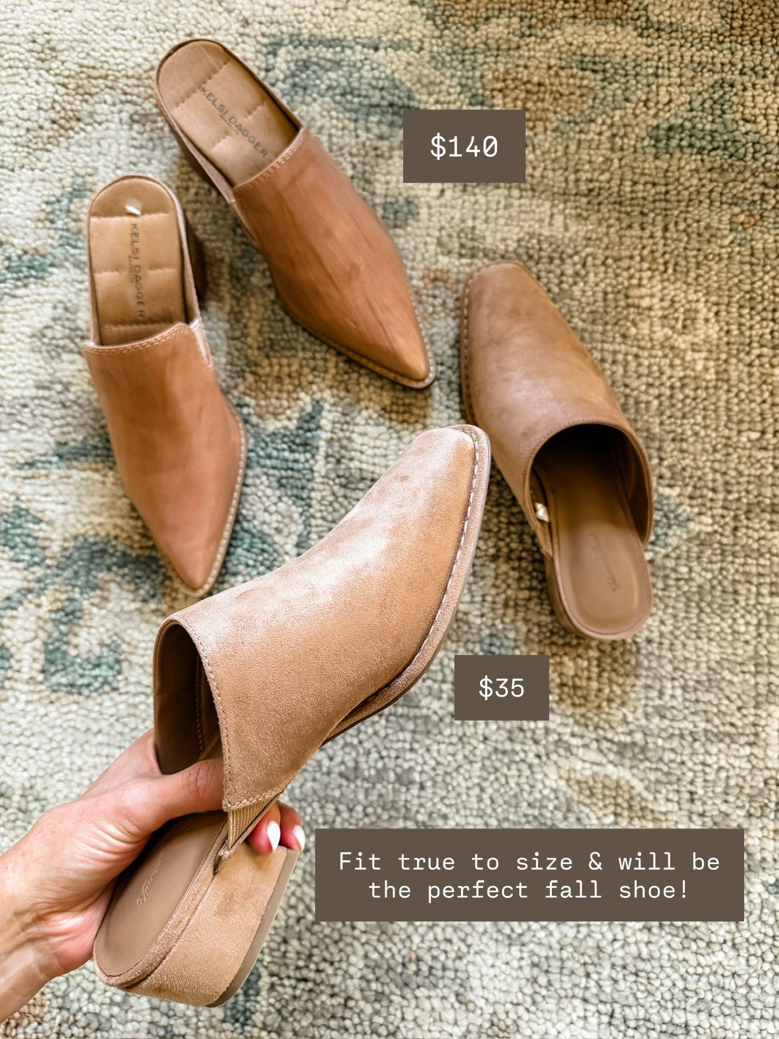 These mules are unfortunately sold out online at Target, but you might be able to find them in person at your local store!

Loverly Grey, Target, fall shoes, mules

#LTKSeasonal