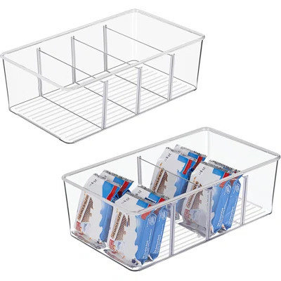 2-pack Clear Food Storage Bins | Wayfair North America